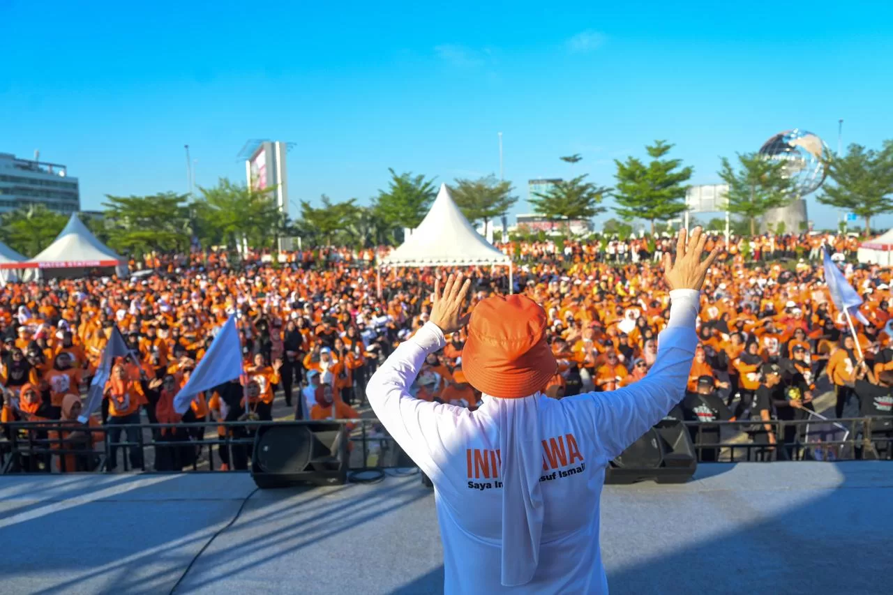 Magnet Indira Yusuf Menggeliat Hingga ke Tingkat RW, Warga Buat Lomba Senam Ininnawa