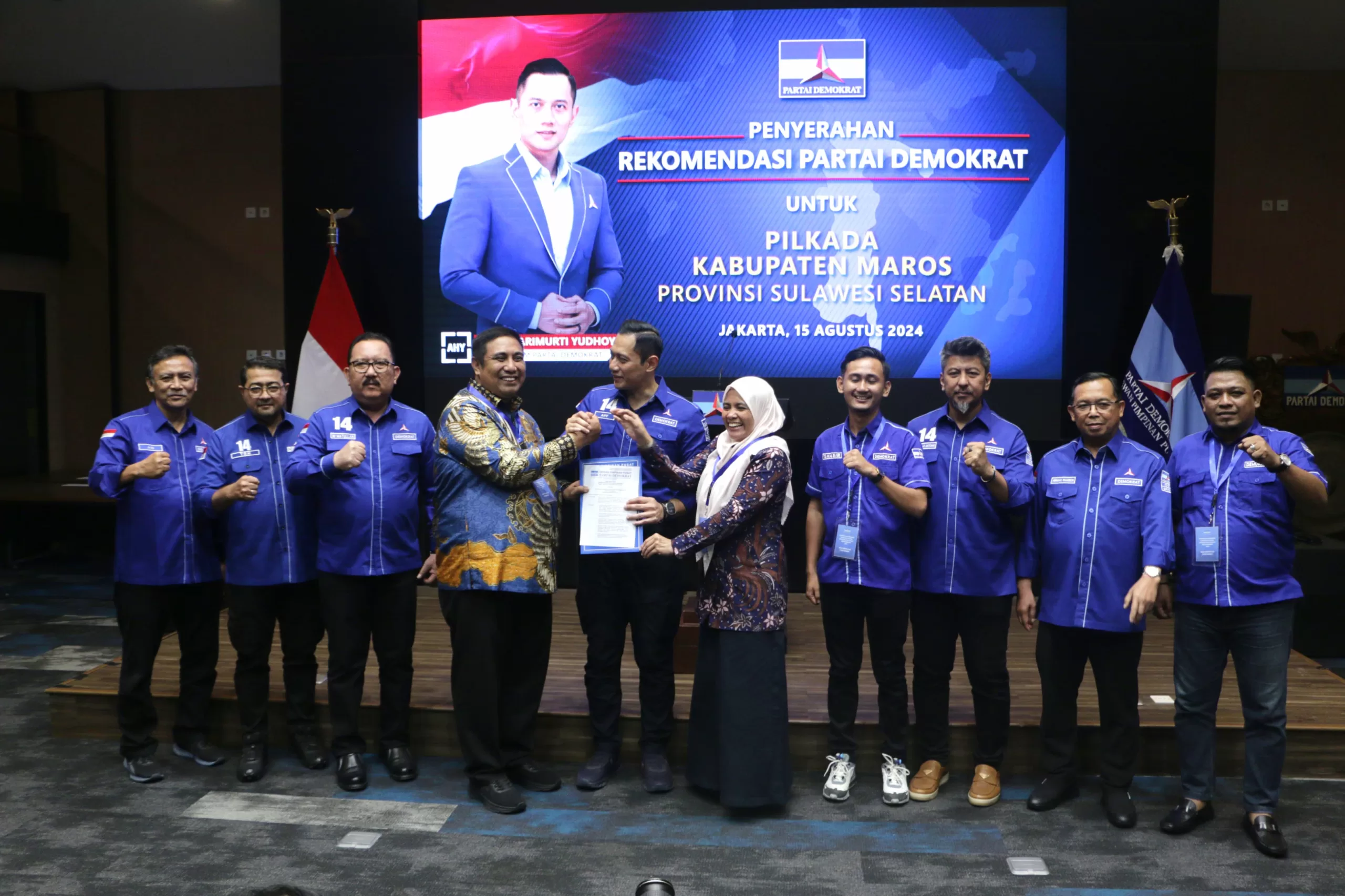 Partai Demokrat Juga Serahkan B1KWK, Pasangan Chaidir Syam &#8211; Suhartina Bohari Sudah Kantongi Lebih 5