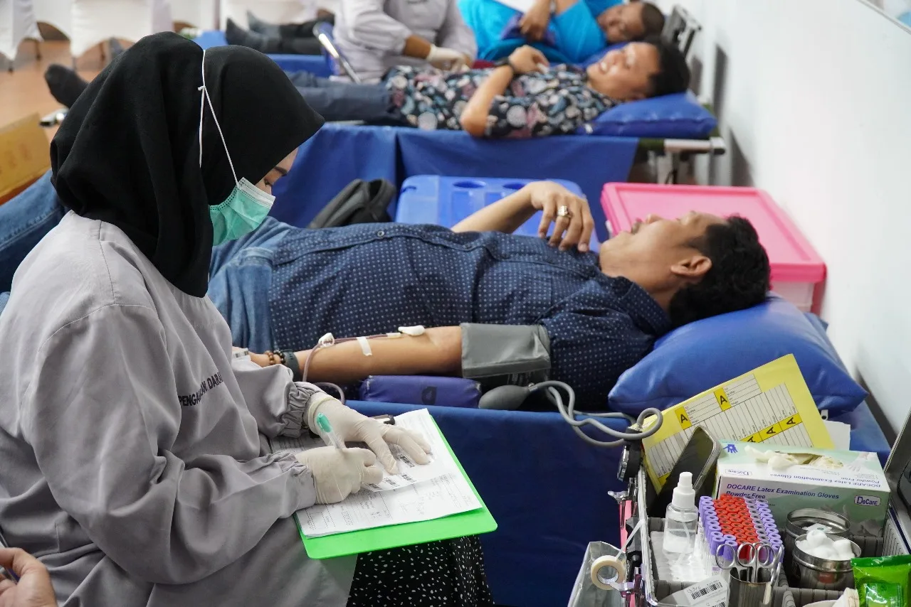 Semarak Kemerdekaan RI ke-79, PLN IP UBP Tello Gelar Donor Darah