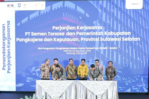 Bersama Pemda Pangkep, PT Semen Tonasa Komitmen Pengelolaan Sampah Berkelanjutan