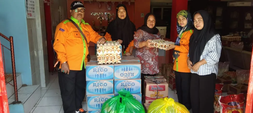 Delor Ujung Tanah Bantu Korban Kebakaran