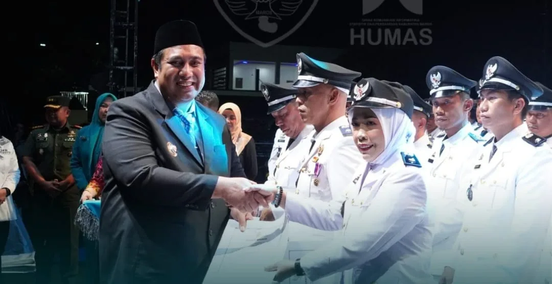 76 Kepala Desa di Maros Dilantik Kembali, Dapat Penambahan Masa Jabatan Dua Tahun