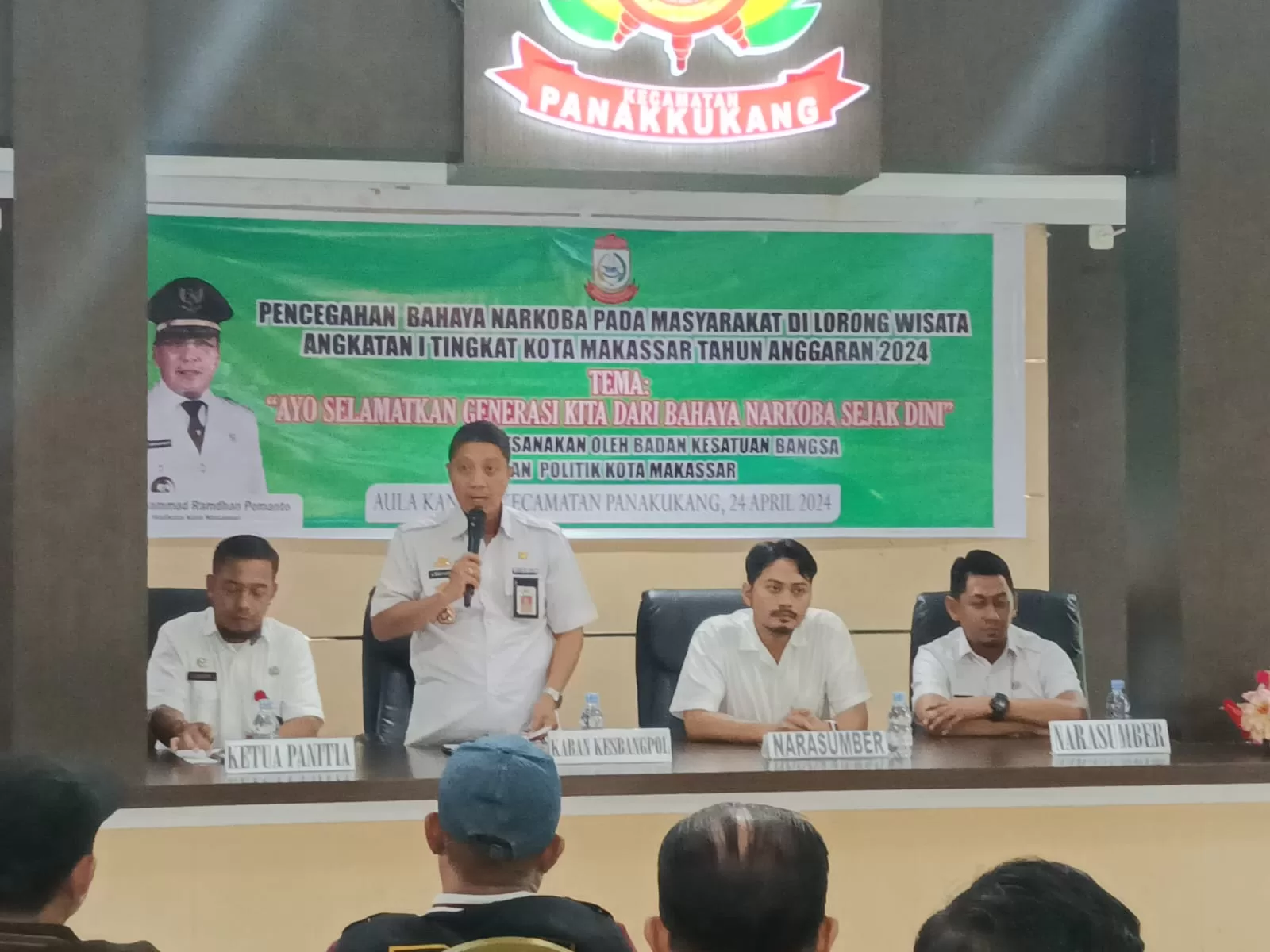 Kesbangpol Ajak Masyarakat Cegah Peredaran Narkoba di Longwis