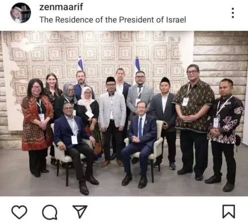 Ini Organisasi yang Biayai Kader NU Bertemu Presiden Israel