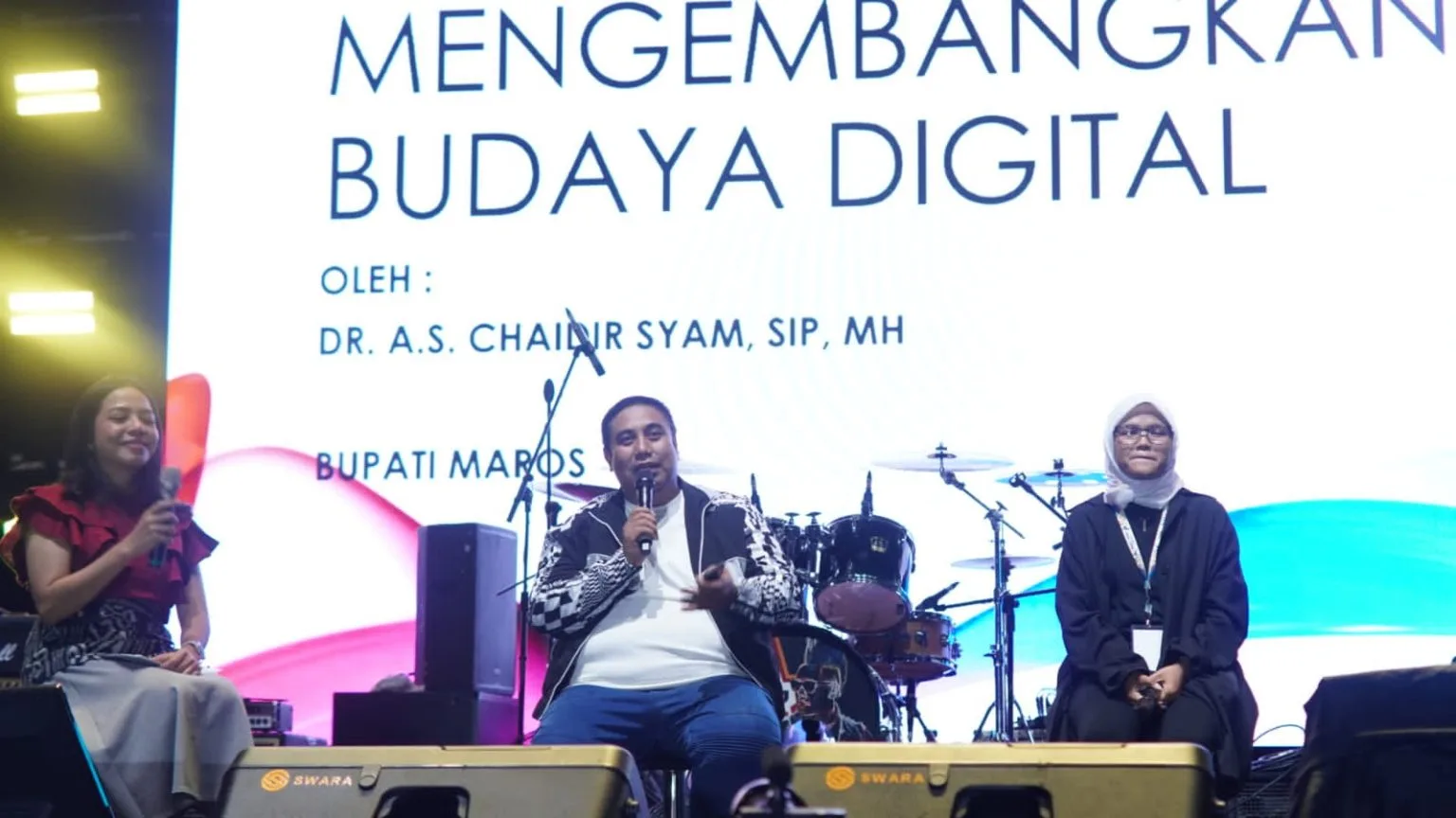 Gelar Literasi Digital, Bupati Chaidir Syam Ingin Warga Maros Cakap Digital