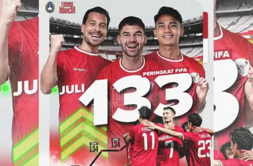 Ranking Timnas Indonesia Naik, Tembus Peringkat 133 FIFA